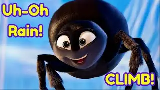 The Little Brave Spider 🕷️ | A Courageous Song for Kids to Sing Along! 🌧️☀️🌟