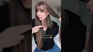 THICK. MY HAIR IS THCKK OKK? #hair #longhair #thickhair #hairgrowth #hairstyle #undercut #hairtok
