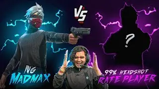 NG MADMAX VS 99% Headshot Rate Player🤯@ShoutPlays7 on live🥶 Hacker ?