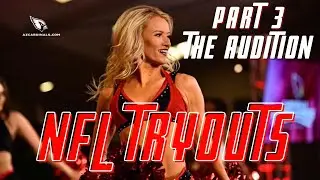 MAKING THE TEAM | NFL Cheer Tryouts Part 3 | Auditions | Interview | Training Boot Camp | Media Day