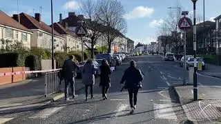 17th January 2021 Crime Scene Images, Stabbing Incident, Neasden Lane North, Neasden, Brent. NW10