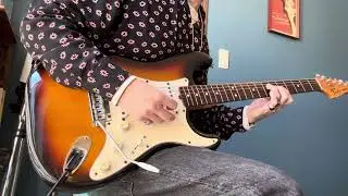 Fender 1982 Stratocaster Dan Smith era on 57 Custom Champ demo