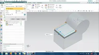 Unigraphics NX- Edge Blend Part 1, G0, G1,G2 continuity are explained