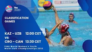 Day 7 CLASSIFICATION GAMES | Morning Session | FINA World Women's Youth Water Polo Championships