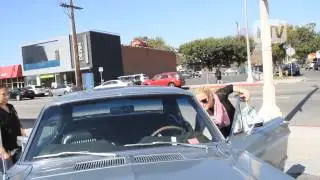 1968 Ford Mustang: Amber Heard Cruising Hollywood In Her Muscle Car.