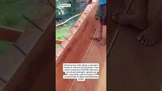 Manual Nailing Technique for Strong Wood Joints | Simple Carpentry Work