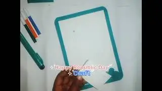 How to make a Republic Day #art #craft #shorts