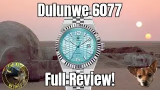 Обзор часов Dulunwe 6077 с автоматическим механизмом и интегрированным браслетом Land Style!