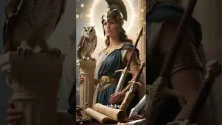 Athena: Goddess of Wisdom, Strategy, and War 🦉⚔️#Athena  #OlympianGods #TheKnowledgeVault