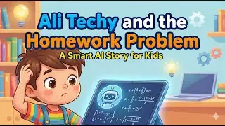 Ali Techy and the Homework Problem | A Smart AI Story for Kids