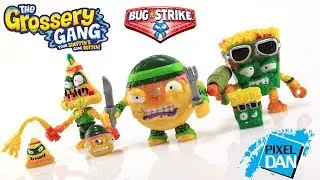 Grossery Gang Bug Strike Series 1 Figures Moose Toys Video Review