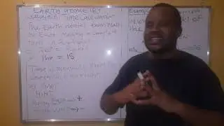 Earth Geometry- time calculation