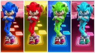 Sonic🆚Army Sonic Exe🆚Nine Tails🆚Baby Knuckles Exe Coffin Dance Team Tiles Hop Gameing 🎮 !