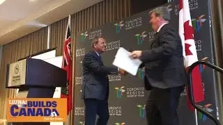 LiUNA Int'l VP Joseph Mancinelli introduces Hon. Minister Glen Murray