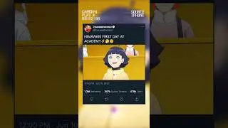 HIMAWARI FIRST DAY AT SCHOOL 😳⚡☠️