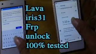 LAVA IRIS 31 FRP RESET BY CM2#unlock #easyflashing #real #unlock