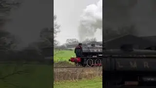 LMR 75008 &lsquo;swiftsure&rsquo; powers up the bank (the Kent and East Sussex Railway)