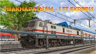 18519/Visakhapatnam - Mumbai LTT Express #indianrailways #scrrailways #charlapalli #msts #openrails