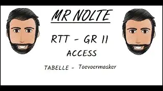 ACCESS - Toevoermasker (Input Mask) - AFRIKAANS