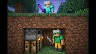 &iexcl;Minecraft MANHUNT vs CAZADOR de consola en BEDROK! 😱🔥