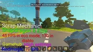 Scrap Mechanic on Gamehub Android (redmagic 10 pro) (non-root)