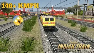 140+ KMPH TRAIN SPEED🚂 | INDIAN TRAIN SIMULATOR | TRAINZ LOVER