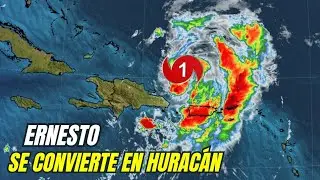 Atención #ernesto se convierte en #Huracán al noroeste de #puertorico