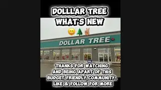 Dollar Tree•What’s New•Shop with Me😄🌲✌🏽