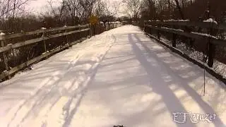 Fat Biking the Montour Trail, 1-27-13