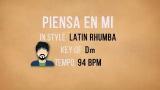 Piensa En Mi - Luz Casal - Karaoke Male Backing Track
