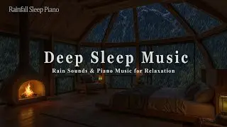 Deep Sleep Instantly In 10 Minutes 🌧️ Relaxing Rain + Piano Music for Deep Sleep - Cozy Bedroom