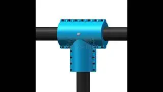 Electric fusion joint of the tee pipe is leaking,We can fix it like this #pipeline#tee#pipe repair