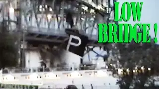 CARGO SHIP BARRELS INTO BRIDGE!