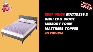 Best subrtex 2 Inch Memory Foam Mattress Topper Ventilated Gel Infused Bed Foam TopperTwin,Blue