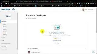 Linux  for Developers || Week 1-5 Solution || Coursera