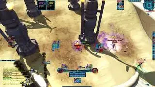 SWTOR 7.1 Ranked PvP | 2022 lvl 80 - Madness Sorcerer - Tatooine Arena | Usual OP sorc stuff
