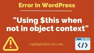 How to solve WordPress 