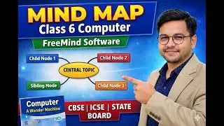 Mind Map Class 6 Computer | FreeMind  | Chapter 10 CBSE ICSE Mind Mapping Explained | Rohit Sir