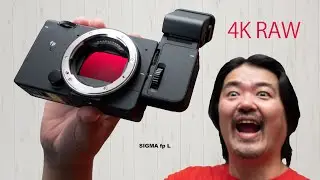 SIGMA fp L パウダーブルーの写真が良い！EVF−11ファインダーはチルトできて便利！RAWで撮る4K動画の美しさ 外付けSSDで12bit収録する CinemaDNG 形式はとても良いですね