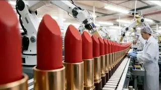 Luxury Lipstick Atelier: signature color journey — rare pigments to perfect bullet.