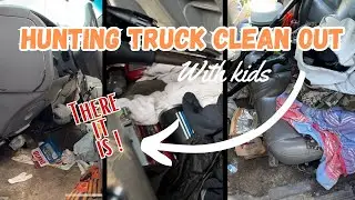 CLEANING THE HUNTING TRUCK | AFTER DEER DOG HUNTING