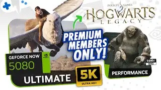 HOGWARTS LEGACY on GeForce Now ULTIMATE & Performance Tiers | MODS Supported!