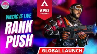 APEX LEGEND MOBILE GAMEPLAY |  RANK PUSH FOR PREDATOR | VINZAC IS LIVE