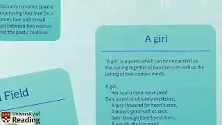 'A Girl' by Michael Field  A screencast by Leonie Heath