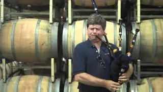Winemaker Greg La Follette Playing Bagpipes