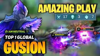 NO.1 GUSION Amazing Gameplay [ Top 1 Global Gusion Best Build ] By &oslash; I AM Neutral ツ - MLBB
