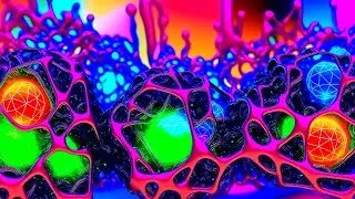 Colorful Background Video Copyright Free (Soothing Music) - Royalty Safe Abstract Screen Saver
