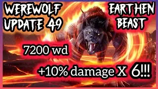 ESO ENTER EARTHEN BEAST!! 🔥DK Werewolf🔥 PvP Build Update 49