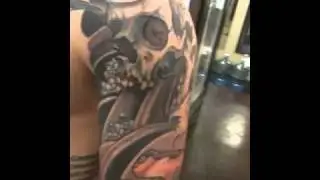 Full sleeve completed at guru tattoo