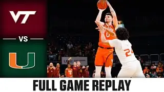 Virginia Tech vs. Miami Full Game Replay | 2023-24 ACC Men’s Basketball